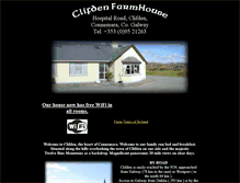 Tablet Screenshot of clifden-farmhouse-connemara.net